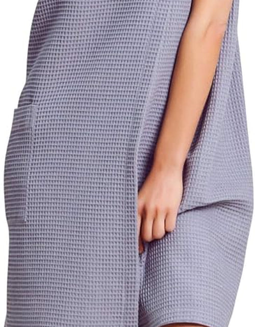 Load image into Gallery viewer, Soft, Lightweight, Comfortable and Adjustable Closure, Quick Dry Waffle Spa/Bath Wraps with Pocket for Women
